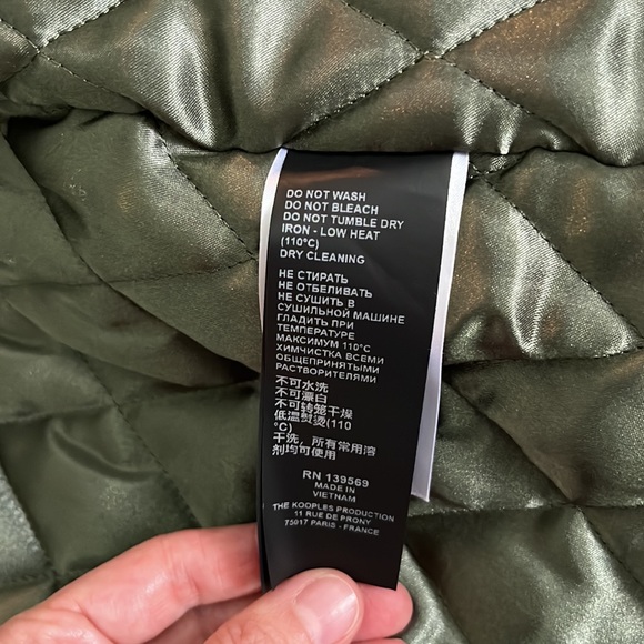 The Kooples Oversized “Leased” Parka | Sz 1/XXL - Picture 9 of 11